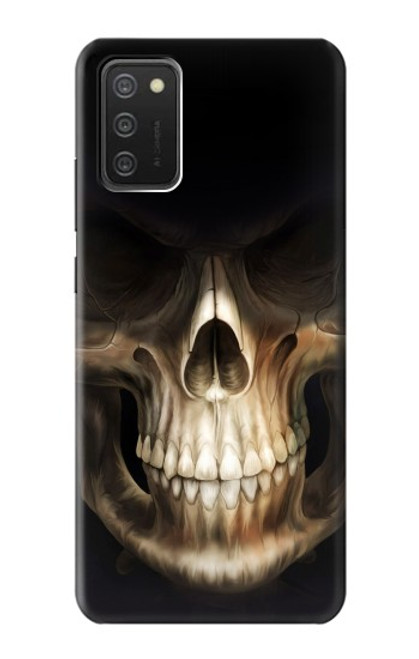 S1107 Skull Face Grim Reaper Case For Samsung Galaxy A03S