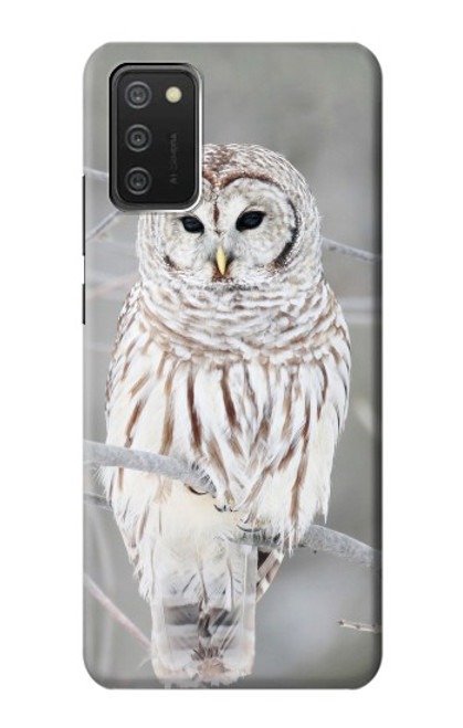S1566 Snowy Owl White Owl Case For Samsung Galaxy A03S S1566 Snowy Owl White Owl Case For Samsung Galaxy A03S