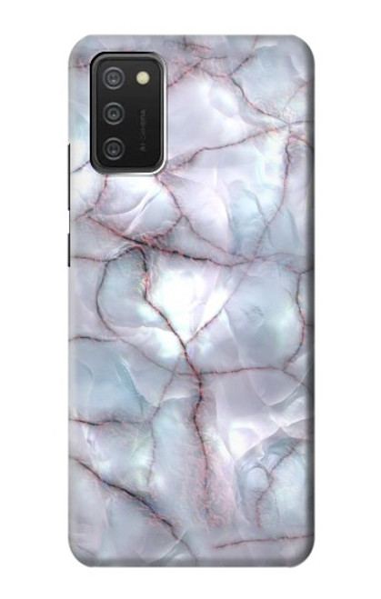 S2316 Dark Blue Marble Texture Graphic Print Case For Samsung Galaxy A03S