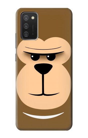 S2721 Cute Grumpy Monkey Cartoon Case For Samsung Galaxy A03S