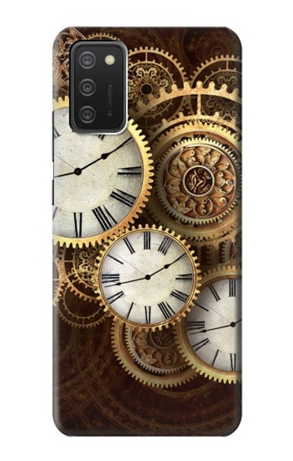 S3172 Gold Clock Live Case For Samsung Galaxy A03S