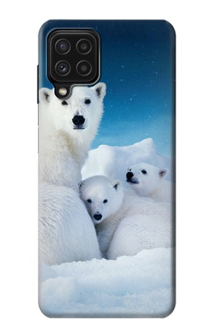 S0285 Polar Bear Family Arctic Case For Samsung Galaxy A22 4G
