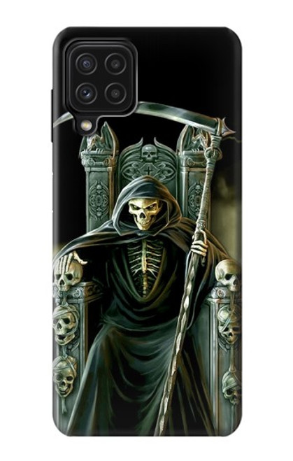 S1024 Grim Reaper Skeleton King Case For Samsung Galaxy A22 4G