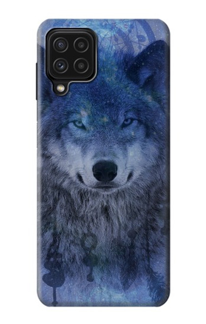 S3410 Wolf Dream Catcher Case For Samsung Galaxy A22 4G