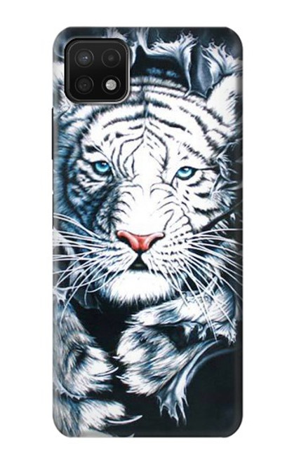 S0265 White Tiger Case For Samsung Galaxy A22 5G