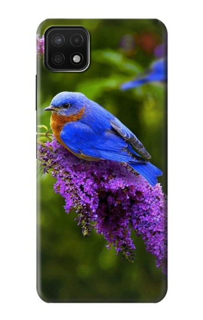 S1565 Bluebird of Happiness Blue Bird Case For Samsung Galaxy A22 5G