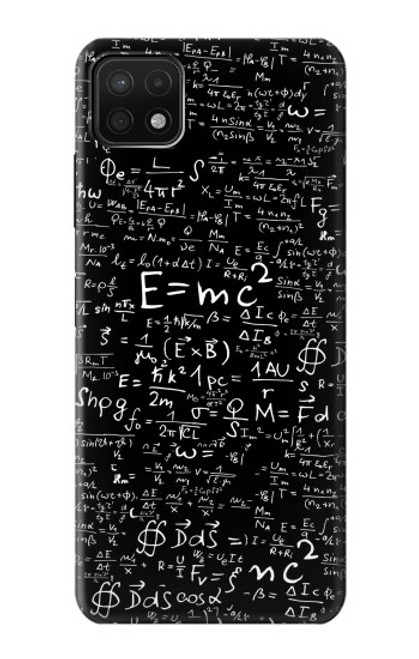 S2574 Mathematics Physics Blackboard Equation Case For Samsung Galaxy A22 5G