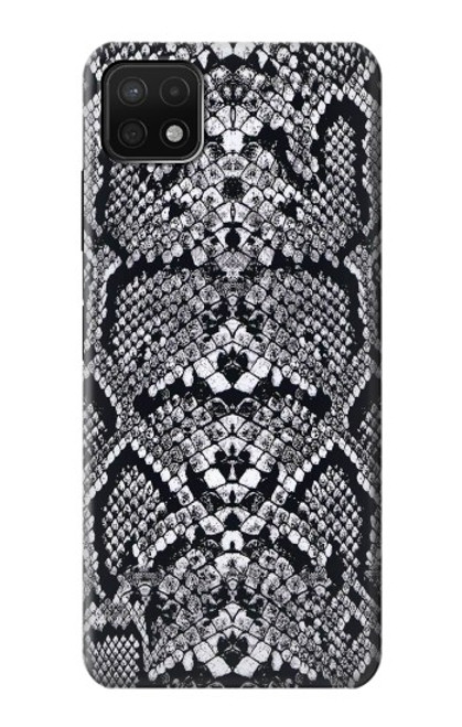 S2855 White Rattle Snake Skin Graphic Printed Case For Samsung Galaxy A22 5G