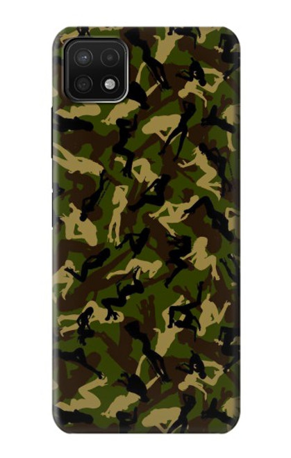 S3356 Sexy Girls Camo Camouflage Case For Samsung Galaxy A22 5G