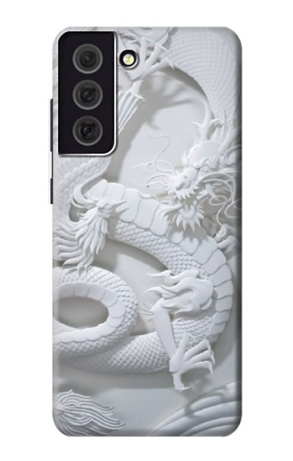 S0386 Dragon Carving Case For Samsung Galaxy S21 FE 5G
