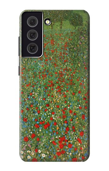 S2872 Gustav Klimt Poppy Field Case For Samsung Galaxy S21 FE 5G
