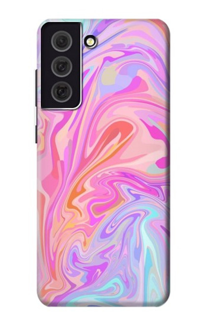 S3444 Digital Art Colorful Liquid Case For Samsung Galaxy S21 FE 5G