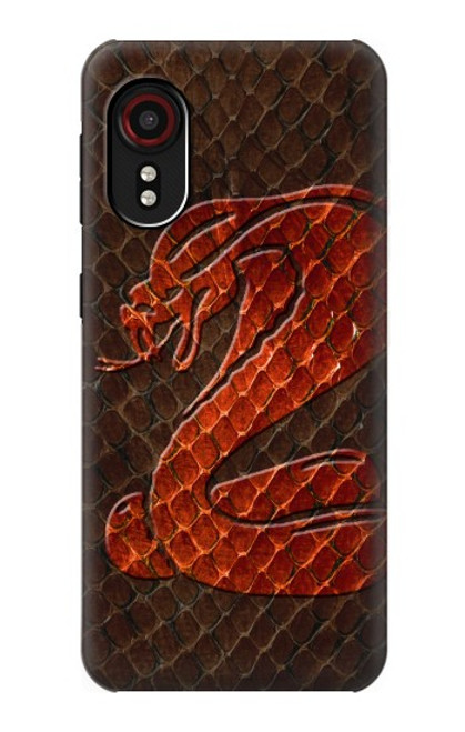 S0663 Cobra Snake Skin Case For Samsung Galaxy Xcover 5