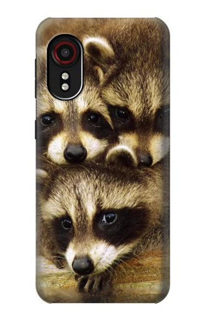 S0977 Baby Raccoons Case For Samsung Galaxy Xcover 5