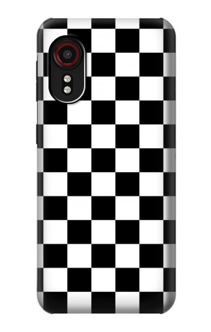 S1611 Black and White Check Chess Board Case For Samsung Galaxy Xcover 5