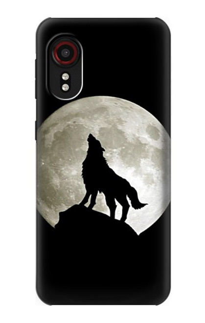 S1981 Wolf Howling at The Moon Case For Samsung Galaxy Xcover 5