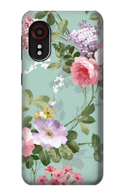 S2178 Flower Floral Art Painting Case For Samsung Galaxy Xcover 5