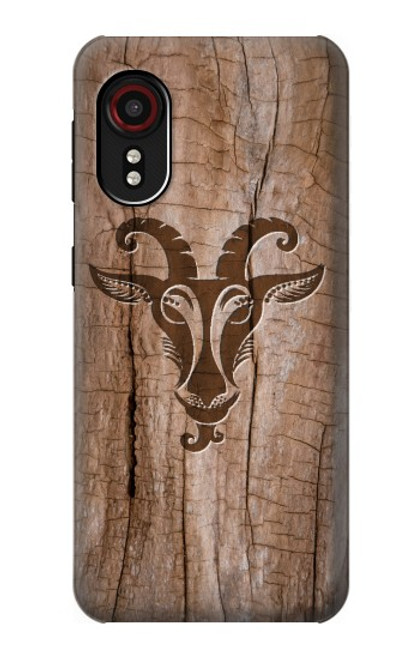 S2183 Goat Wood Graphic Printed Case For Samsung Galaxy Xcover 5