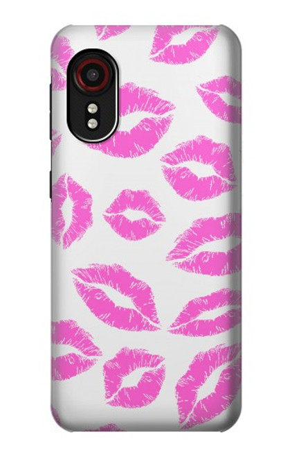 S2214 Pink Lips Kisses Case For Samsung Galaxy Xcover 5