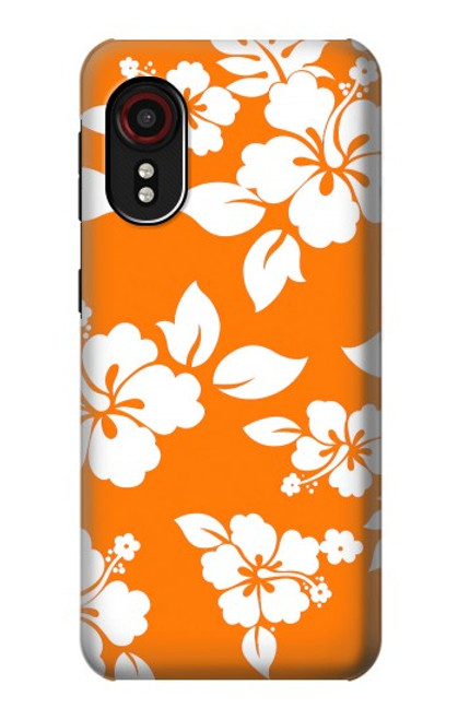 S2245 Hawaiian Hibiscus Orange Pattern Case For Samsung Galaxy Xcover 5