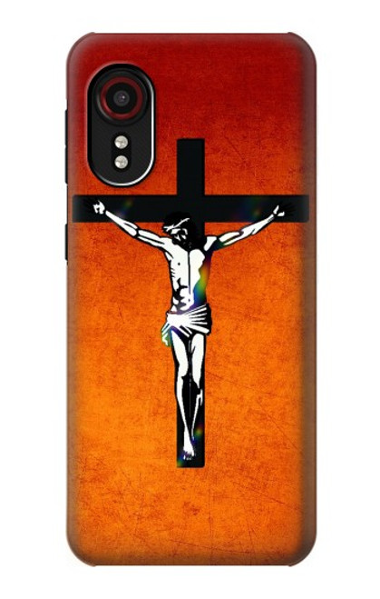S2421 Jesus Christ On The Cross Case For Samsung Galaxy Xcover 5