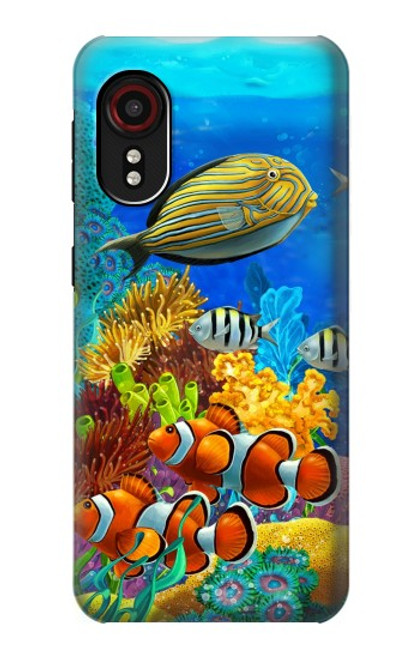 S2568 Sea Seabed Fish Corals Underwater Ocean Case For Samsung Galaxy Xcover 5