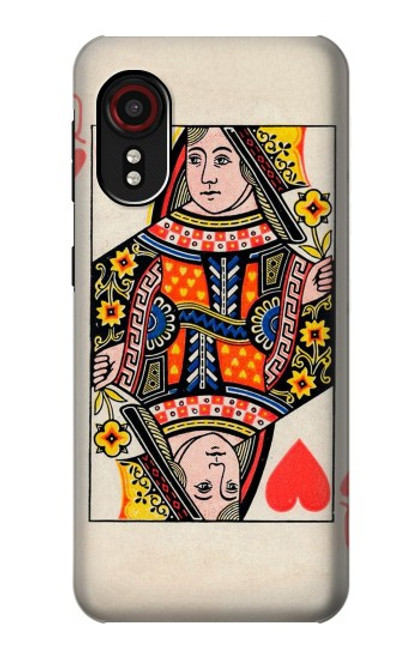 S3429 Queen Hearts Card Case For Samsung Galaxy Xcover 5