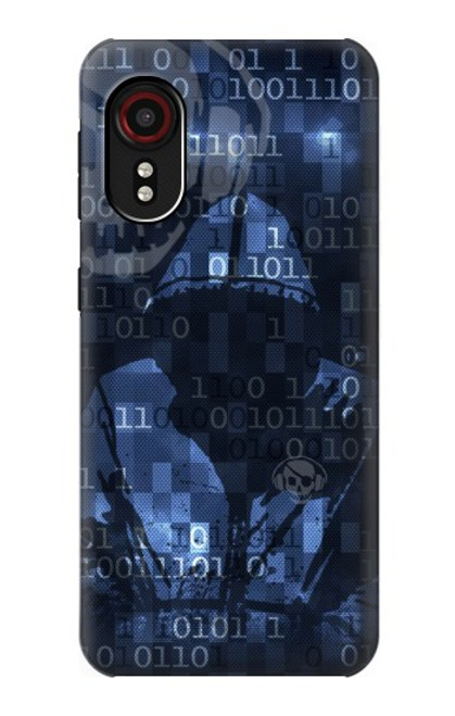 S3431 Digital Code Cyber Hacker Case For Samsung Galaxy Xcover 5