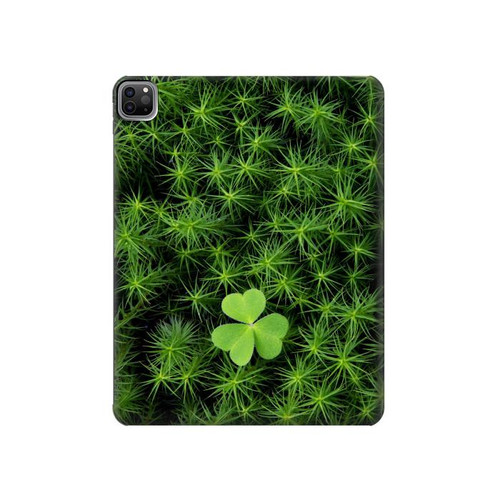 S0358 Clover Lucky Leaf Hard Case For iPad Pro 12.9 (2022,2021,2020,2018, 3rd, 4th, 5th, 6th)