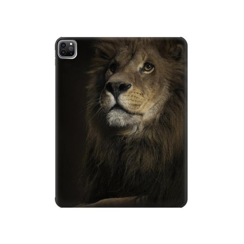 S0472 Lion Hard Case For iPad Pro 12.9 (2022, 2021, 2020, 2018), Air 13 (2024)