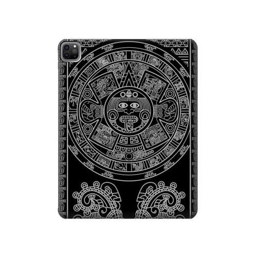 S1838 Mayan Pattern Hard Case For iPad Pro 12.9 (2022, 2021, 2020, 2018), Air 13 (2024)