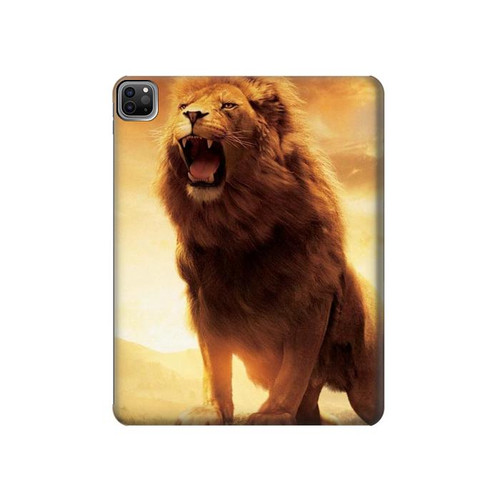 S1957 Lion Aslan Hard Case For iPad Pro 12.9 (2022, 2021, 2020, 2018), Air 13 (2024)