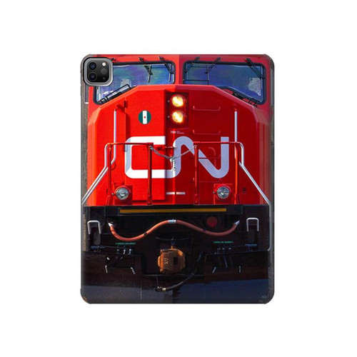 S2774 Train Canadian National Railway Hard Case For iPad Pro 12.9 (2022,2021,2020,2018, 3rd, 4th, 5th, 6th)