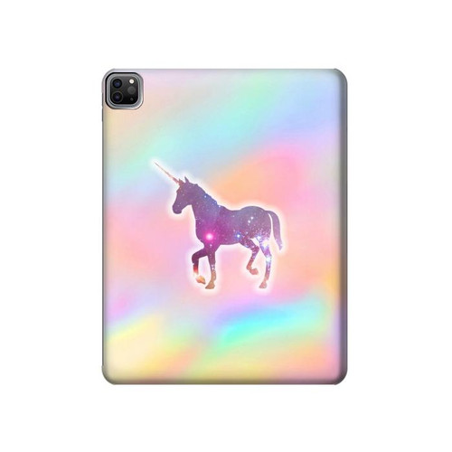 S3203 Rainbow Unicorn Hard Case For iPad Pro 12.9 (2022,2021,2020,2018, 3rd, 4th, 5th, 6th)