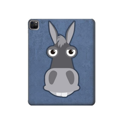 S3271 Donkey Cartoon Hard Case For iPad Pro 12.9 (2022, 2021, 2020, 2018), Air 13 (2024)