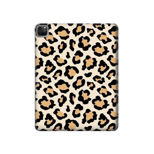 S3374 Fashionable Leopard Seamless Pattern Hard Case For iPad Pro 12.9 (2022, 2021, 2020, 2018), Air 13 (2024)