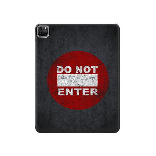S3683 Do Not Enter Hard Case For iPad Pro 12.9 (2022,2021,2020,2018, 3rd, 4th, 5th, 6th)
