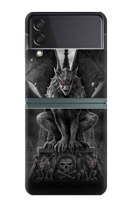 S0850 Gargoyle Devil Demon Case For Samsung Galaxy Z Flip 3 5G
