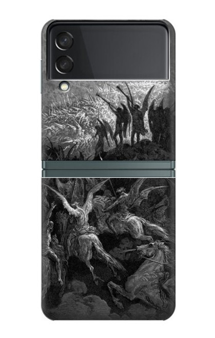 S1026 Gustave Dore Paradise Lost Case For Samsung Galaxy Z Flip 3 5G