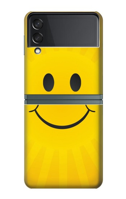 S1146 Yellow Sun Smile Case For Samsung Galaxy Z Flip 3 5G