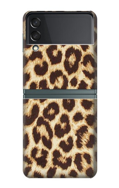 S2204 Leopard Pattern Graphic Printed Case For Samsung Galaxy Z Flip 3 5G