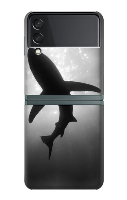 S2367 Shark Monochrome Case For Samsung Galaxy Z Flip 3 5G