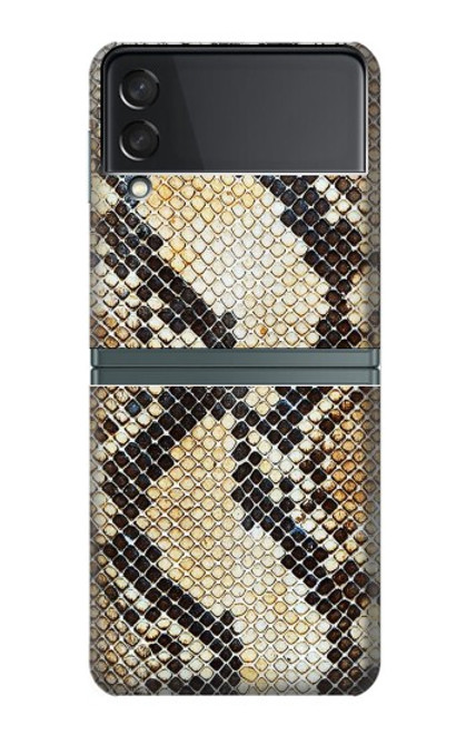 S2703 Snake Skin Texture Graphic Printed Case For Samsung Galaxy Z Flip 3 5G