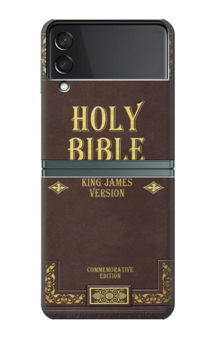 S2889 Holy Bible Cover King James Version Case For Samsung Galaxy Z Flip 3 5G