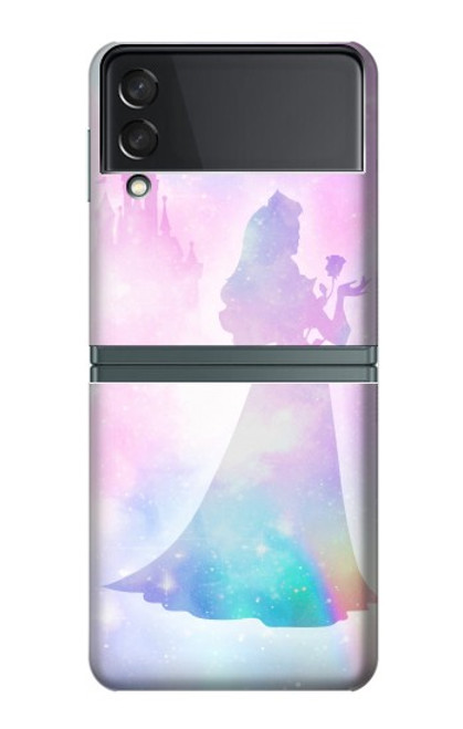 S2992 Princess Pastel Silhouette Case For Samsung Galaxy Z Flip 3 5G