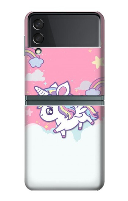 S3518 Unicorn Cartoon Case For Samsung Galaxy Z Flip 3 5G
