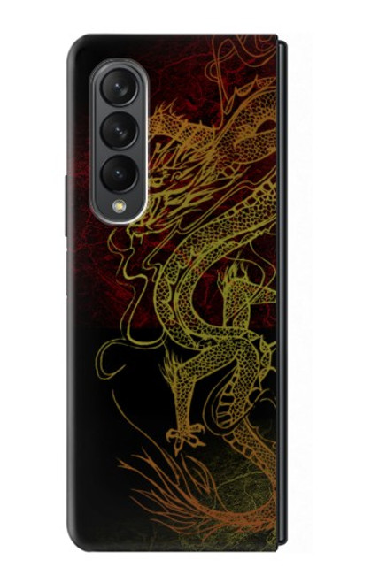 S0354 Chinese Dragon Case For Samsung Galaxy Z Fold 3 5G