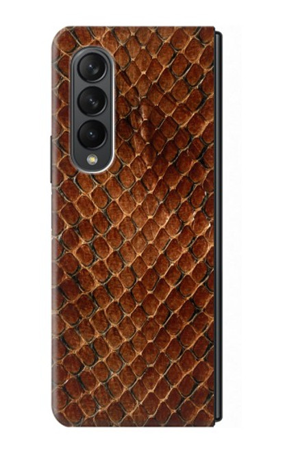 S0555 Snake Skin Case For Samsung Galaxy Z Fold 3 5G