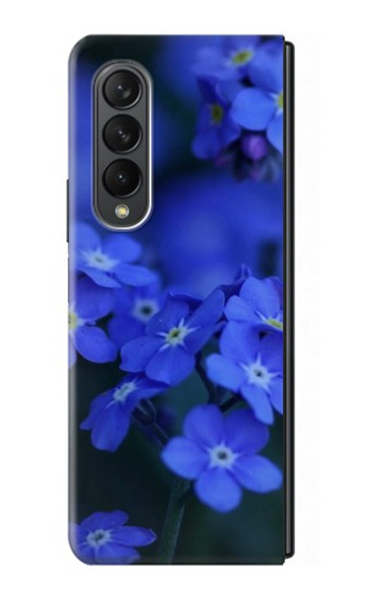 S0782 Forget me not Case For Samsung Galaxy Z Fold 3 5G