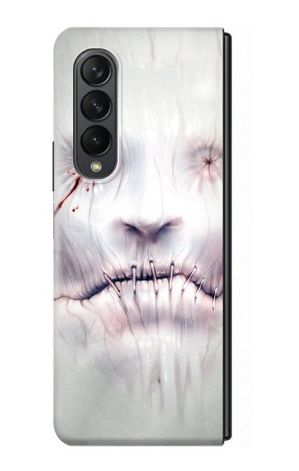 S0884 Horror Face Case For Samsung Galaxy Z Fold 3 5G